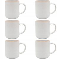 2 x 6 X Kubek 400 ML KUBKI Z UCHEM PORCELANA DO KAWY HERBATY ZESTAW ARTENA