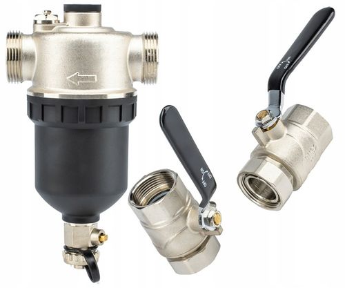 FILTR MAGNETYCZNY SEPARATOR ZANIECZYSZCZEŃ 11/4" DO INSTALACJI CO 5/4" DN32 na Arena.pl