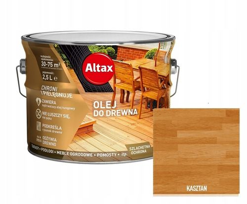 ALTAX OLEJ DO DREWNA KASZTAN 2,5L na Arena.pl