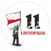 MEDAL PLEXI z TWOIM tekstem nadrukiem UV PATRIOTYCZNY 11 listopada