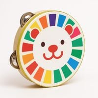 tamburyn żółty miś