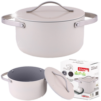 GARNEK INDUKCJA PIEKARNIK NON-STICK ZILAN Beige Chef 20CM, 2,7L