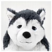 IKEA LIVLIG pies piesek HUSKY pluszowy maskotka
