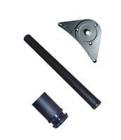 Noga do stołu blatu prosta czarna A 820