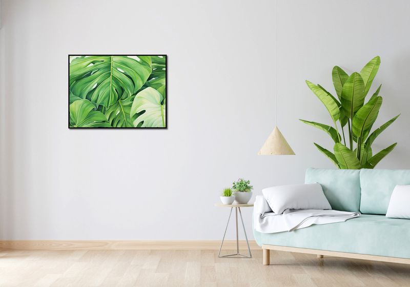 Plakat 80x60cm Tajemnice Liści zdjęcie 4