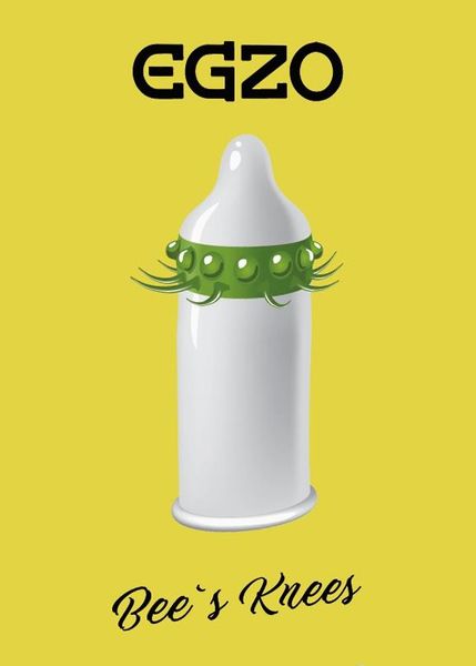 Prezerwatywy-Egzo Bee`s Knees zdjęcie 2