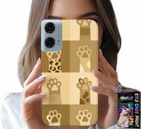 ETUI DO MOTOROLA G24 / G04 - LOVE CAT, WZORY Z KOTAMI, ŁAPKI KOTÓW