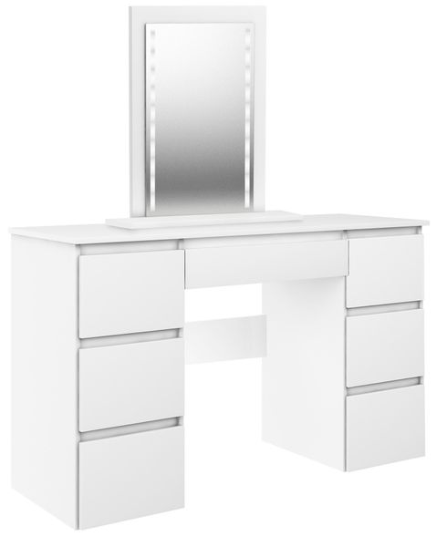 TOALETKA MEGAN B3 BIAŁA lustro LED zdjęcie 1