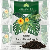 Ziemia do Roślin Zielonych Palmy Juki Draceny Kaktusy Humvita 10x 5L