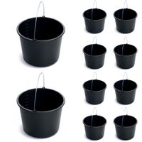 10x Wiadro budowlane 20l Gospodarcze plastikowe