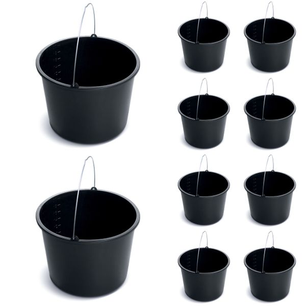 10x Wiadro budowlane 20l Gospodarcze plastikowe zdjęcie 1