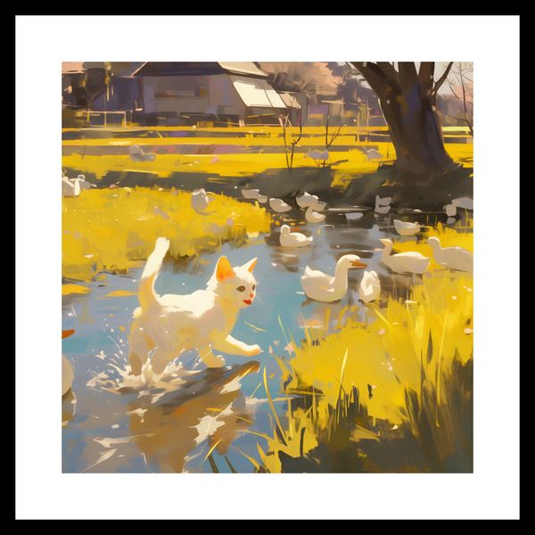 Plakat 40x40cm Słońce na Wsi zdjęcie 3