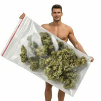 Ręcznik Kąpielowy Zioło Marihuana - Śmieszny Prezent dla Chłopaka