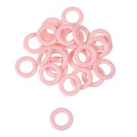 Krążki KÓŁECZKA plastikowe do obrabiania szydełkiem 10mm 25szt. różowe