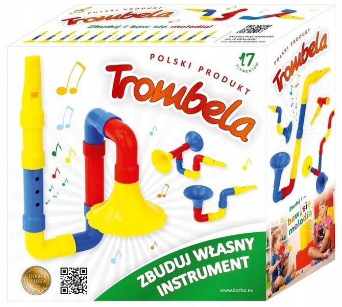 KORBO RUCHOME KLOCKI Basic 120 el + trombele 17 el zdjęcie 4