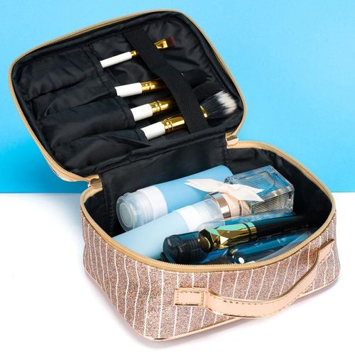 praktyczna podróżna kosmetyczka damska z uchwytem - peterson na Arena.pl