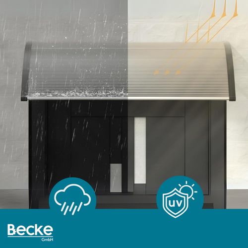 Daszek nad drzwi zadaszenie 200x100 cm szary na Arena.pl