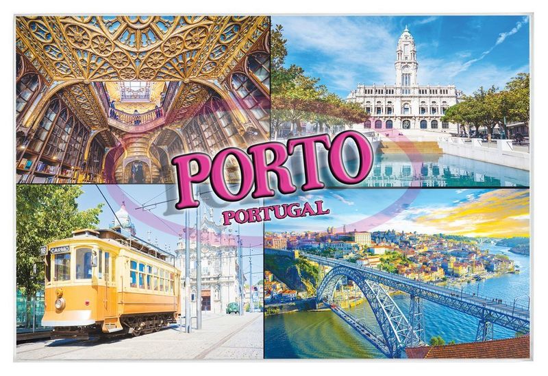 Porto - magnes szklany zdjęcie 1