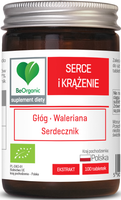 Tabletki BIO na Wspomaganie Serca i Krążenia 100 szt. - BE Organic