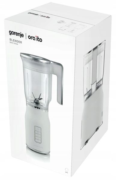 Blender kielichowy Gorenje B800 ORAW 800W dzbanek 1,5 l kruszy lód zdjęcie 2