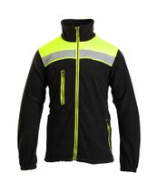 Bluza robocza POLAR BENEFIT RIVAL ODBLASKOWY HV czarno/żółty r. M