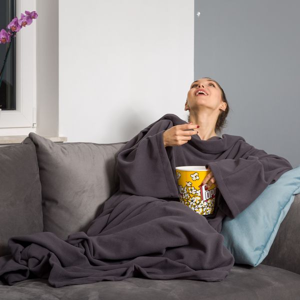 Kocyko-szlafrok - Grafit zdjęcie 3