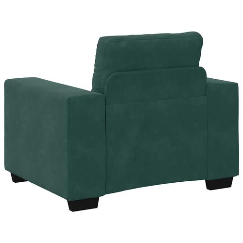 Sofa Fotel Ciemnozielony 59 cm Aksamit na Arena.pl