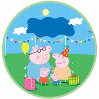 Opłatek na tort Urodziny Świnka Peppa Postać Okazjonalny Tekst