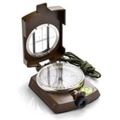 Busola profesjonalna metalowa soczewkowa idealna na grzyby kompas Meteor