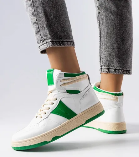 Zielone sneakersy za kostkę Robin 36 na Arena.pl
