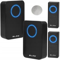 2x DZWONEK BEZPRZEWODOWY WODOODPORNY IP44 DUŻY ZASIĘG DO DRZWI FURTKI