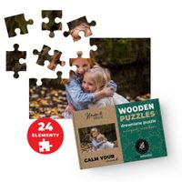 FOTO PUZZLE DREWNIANE  z TWOJEGO ZDJĘCIA XXL 120cm x 85cm  24 el.