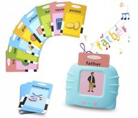 Czytnik KART NAUKI ANGIELSKIEGO WCZESNEJ JĘZYKA 112 kart 224 słówek DZIECI