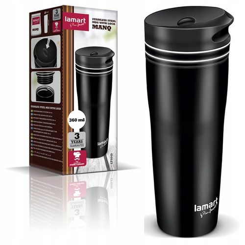 Kubek Termiczny Manq Lamart LT4049 360ml Czarny na Arena.pl