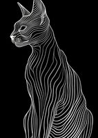 Plakat 64x90cm Minimalny Kontur