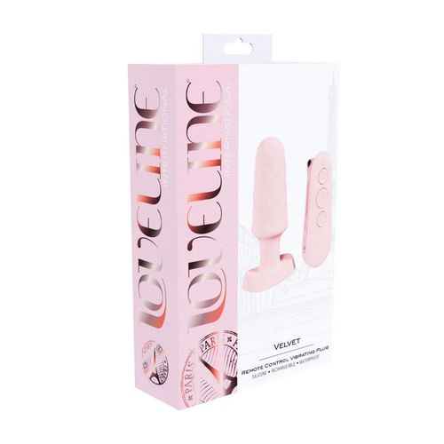 Velvet - Remote Control Vibrating Plug - Pink na Arena.pl