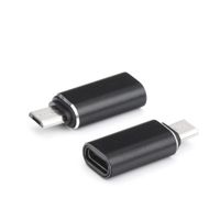 Adapter Typ C (żeński) do Micro USB (męski) czarny