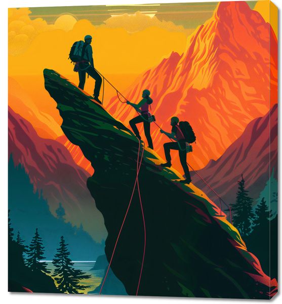 Obraz 90x100cm U Szczytu zdjęcie 1