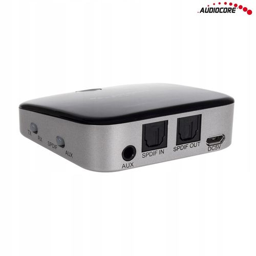 Odbiornik i Nadajnik Bluetooth Apt-X HiFi Audio Toslink AUX Audiocore AC830 na Arena.pl