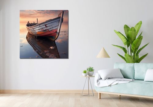 Obraz 100x100cm Odosobniona Przystań na Arena.pl