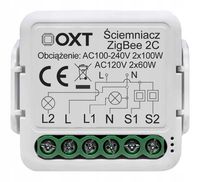 Moduł OXT mini ściemniacz 2 kanały ZigBee Tuya