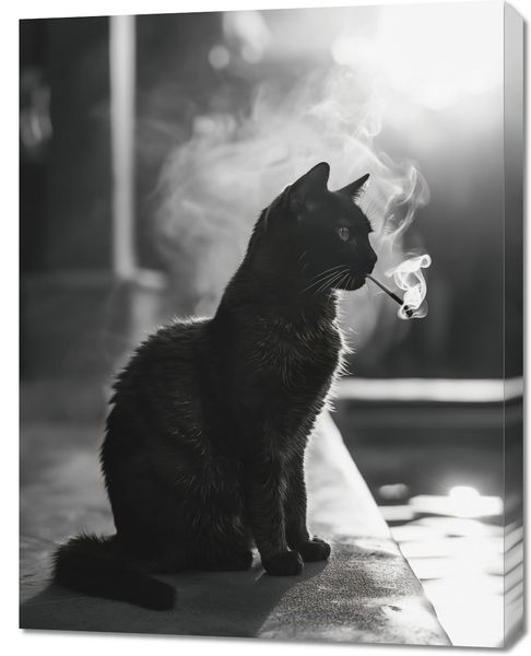 Obraz 70x90cm Kocia Przerwa zdjęcie 1