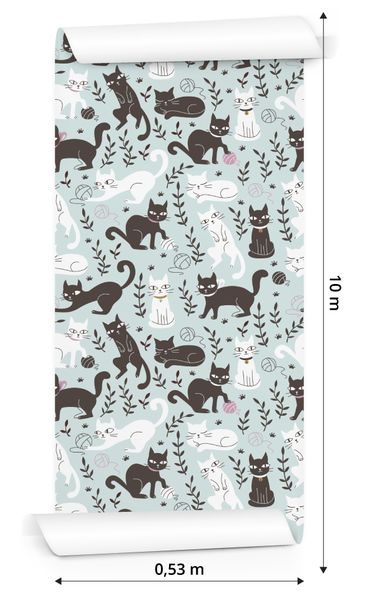Tapeta Dla Dzieci - Urocze Kotki zdjęcie 3