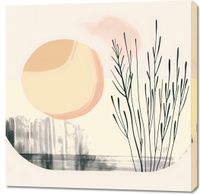 Obraz 90x90cm Pastelowy Wschód