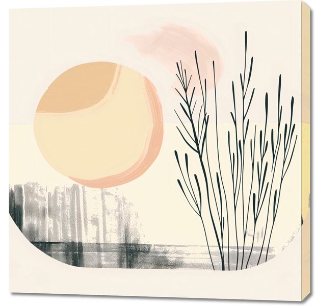 Obraz 90x90cm Pastelowy Wschód zdjęcie 1