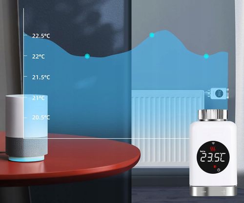 Inteligentna Głowica Termostatyczna GTZ09 ZigBee 3.0 TUYA Smart Life na Arena.pl