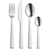 Zestaw Sztućców Sztućce Stalowe dla 6 Osób 24 el Widelec Łyżka Nóż Łyżeczka