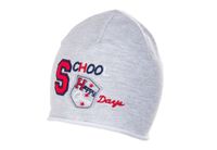 JAMIKS Rysik czapka dla chłopca wiosna szara 46-48