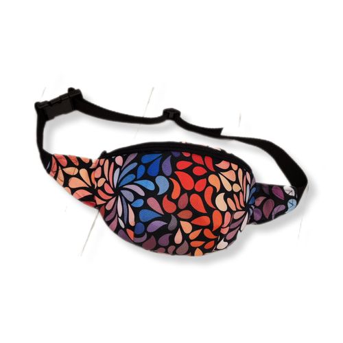 Zestaw Worek + Nerka Listki na czarnym na Arena.pl