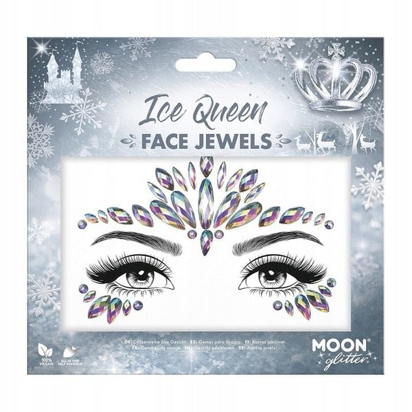 Naklejki 3D na Twarz MOONGLOW Ice Queen zdjęcie 1